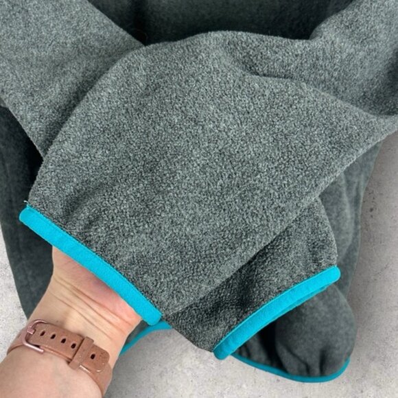 Patagonia T-Snap Synchilla Fleece Grey Blue Size XS Womens Hiking Sweater Top - Picture 7 of 14